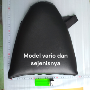 alas duduk driver full busa  kulit sintetis hitam + elastis universal