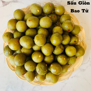 Ô mai sấu giòn bao tử chua ngọt (Đồ ăn vặt đặc sản Hà Nội xí muội) - Thảo Dược Hạnh Nguyên