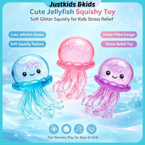 Needoh Jellyfish Pinch Very Elastic TPR Soft Gum Maltose Decompression Toy Octopus Swing Simulation Tentacles