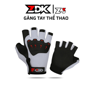 Găng Tay Găng Tay ZDK Z3 Bao Tay Cụt Ngón Tập Gym Đi Phượt Đi Xe Máy Vải Co Dãn Có Gù Bảo Vệ