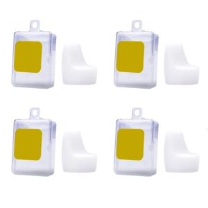 4pack Soft Silicone Flute Mouthpieces Ergonomic Silicone Replacement Mouthpieces for Six Hole Ocarinas