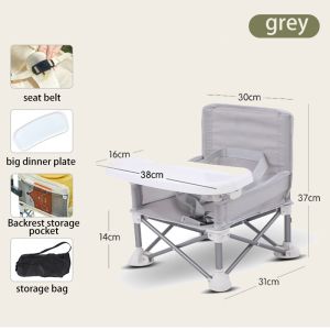 Camping Chair for Kids Foldable Booster Seat Portable Lightweight Safe Multifunctional Chair