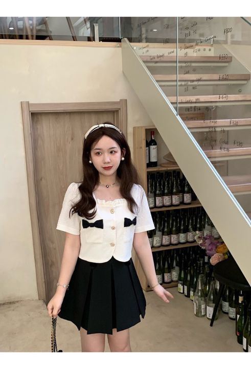 Miễn phí ship 2022 ] Set áo trễ vai đen chân váy tapda trắng chữ A, set váy  bèo nữ dự tiệc sang chảnh | Shopee Việt Nam