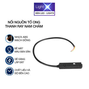 Bộ Phụ Kiện Cho Hệ Đèn Ray Nam Châm Với Chức Năng Nối Thông Mạch Điện Nối Góc Giữa Các Thanh Ray Nam Châm