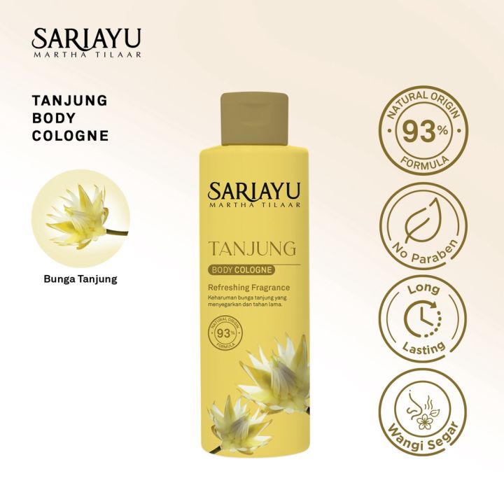 Sariayu Body Splash Cologne Eksotik Tanjung 150ml (Kemasan Baru)