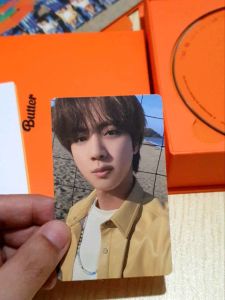 BTS Butter Unsealed Album Peaches Version with Jin Seokjin Photocard Poca PC Official