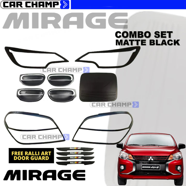 Mitsubishi Mirage G4 Sedan 2021 to 2024 Combo Set Garnish Cover [ Matte