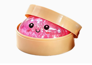 FYLO.SG 💗 Mystery Rainbow Dumpling Toy with Steamer Box Soft Squishy Glittery Squeeze Stress Relief Sensory Putty