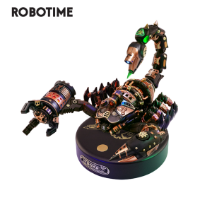 Robotime Rokr Emperor Scorpion 3D Puzzles Plastic Model Kit Building Kit DIY Mechanical Toy and Xmas Gifts for Adults&Teens - MI04