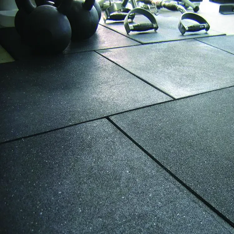 Matras Gym Karet 50cm x50 cm x 2cm Indofight Karpet Fitness Rubber