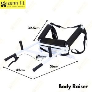 Elderly Patient Transfer Commode Chair with Lifter & Multifunctional Lifting Wheelchair Hydraulic Transfer Chair