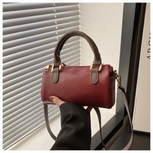 Cross Shoulder WomenS Bag Hand-Held Boston Bag Korean Version Pillow Bag Versatile Commuting Shoulder Bag