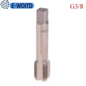 E-WOITD G1 8 1 4 3 8 1 2 3 4 HSS Taper Pipe Tap BSP Metal Screw Thread Cutting Tool