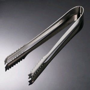 3pcs/ 1pc Stainless Steel 5 Inch Ice Tong Lightweight Kitchen Serving Ice Cube Food Small Tong