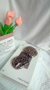 for AirPod Max Case Stylish Beautiful Leopard Print Pattern Shell Compatible with Airpods Max Cover