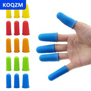 [COD] KOQZM 3 cái Silicone chống cắt chịu nhiệt ngón tay bảo vệ ngón tay cap nấu ăn công cụ