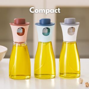 SyokSyok Compact Seasoning Cooking Olive Oil Dispenser Bottle with Spray Bekas Minyak Masak cooker