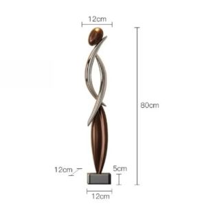 Sacesr Art Sculptures Luxury Creative Ornaments Entrance Hall Figurines Aesthetic Decorative Statues Modern Home Decorations Q9Z6P
