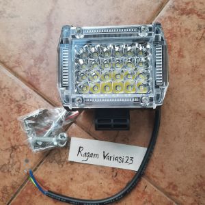 Lampu Tembak Cwl Lampu Sorot 24 Led 2  Mode Lampu Utama Senja Biru Merah Flash