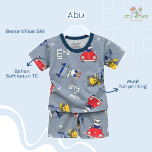 SETELAN BAJU ANAK COWOK PRINTING 1-8 TAHUN "PARTY EDITION" / SETELAN BAJU ANAK KELFI