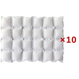 [Miss As] Ice Bag 10 Pcs 24 Cubes Per Sheet Reusable Ice Pack For Picnic/Cooler Bag/Fresh Food/Beverage