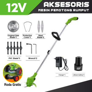 288V Mesin Pemotong Rumput Tinggi Mesin Potong Rumput Electric Lawn Mower Cordless