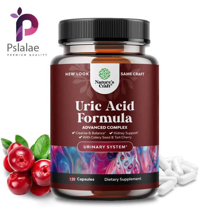Uric Acid Formula With Celery Seed and Tart Cherry Supports the