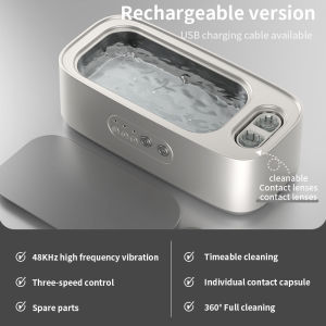 Portable ultrasonic cleaning machine/double-position cleaning/three-speed timing/multi-purpose vibration cleaning