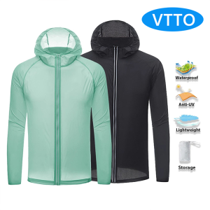 VTTO Men Women Quick Dry UV Windbreaker Camping Clothes Waterproof Jacket Sun Protect Clothing Fishing Coats