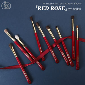 CHICHODO Makeup Brush-Luxurious Red Rose series-Selected Natural Animal Hair EyeBrushes Set-Professional Eye Make Up Brush Tools2026