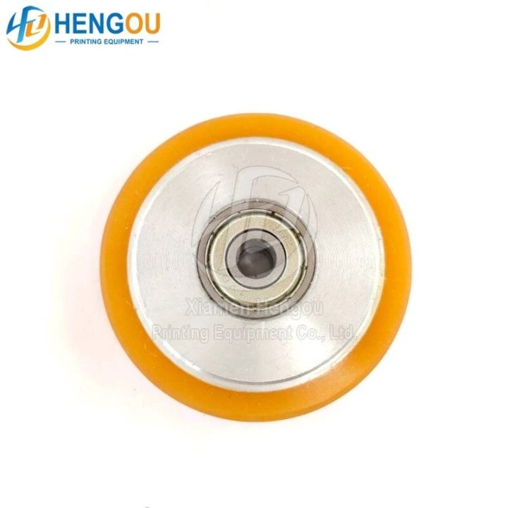 1 Piece Green Polyurethane Pu Material Ryobi Printing Machine Wheels