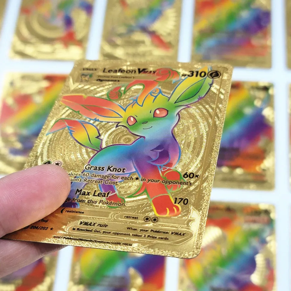 rainbow gold pokemon cards gx 100+ Rare Binder Collection Includes 5 foils in Any Combination and at Least 1 of The Following Cards, EX and GX, FA, Secret Rare, Tag Team, Unified Minds It comes protected in a magnetic acrylic case Omneon GX Custom Metal Card?Rainbow