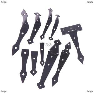 [COD] hegu 2Pcs Đồ Nội Thất Tủ Cửa Bản Lề Gấp Màu Đen Sắt Bản Lề Cho Các Cửa Tủ Bền Phụ Kiện Phần Cứng Cho Nhà Sử Dụng