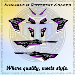 HONDA ADV 160 BELVA DECALS - PREMIUM LAMINATED STICKER