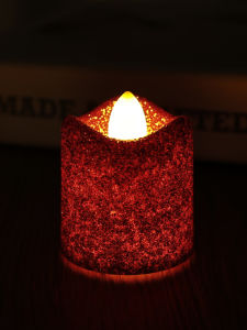 10/4/1 chiếc nến LED Flameless long lanh đèn uống trà sóng sáng tạo đèn hình thần tiên nhà tiệc cưới trang trí Giáng sinh