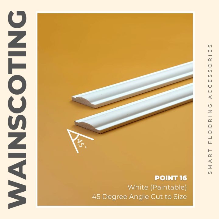 Wainscoting%20(Angle%20Cut%20to%20Size)%20-%20Point%2016mm%20-%20Solid%20White%20-%20Paintable%20-%20Image%203