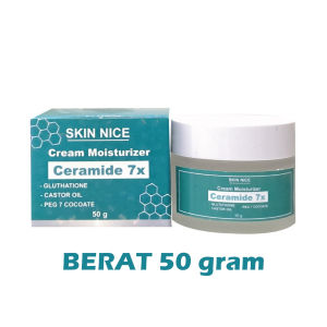 SKIN NICE Cream Moisturizer Wajah Ceramide 7X  Gel -50g Moisturizer Kulit Kering & Sensitif BPOM