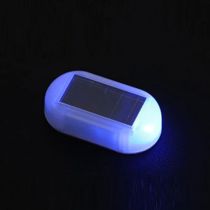 Car Fake Security Light Solar Powered Simulated Alarm Wireless Warning Anti-Theft Caution Lamp LED Flashing Imitation
