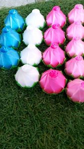 พร้อมส่ง เหรียญโปรยทาน ดอกกุหลาบตูม(ตัวเปล่า)คละสี