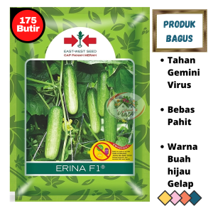 Benih Bibit Timun Lalap Baby ERINA F1 175 butir CAP PANAH MERAH