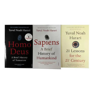 3เล่ม/ชุด Yuval Noah Harari Books Set(Sapiens Homo Deus 21บทเรียนสำหรับศตวรรษที่21st) หนังสือปกอ่อนภาษาอังกฤษ