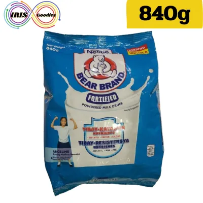 Bear Brand Fortified Powdered Milk 840g (Expiry Date : 28 Feb 2027)