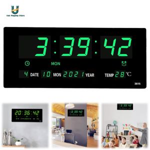 Compact Digital Alarm Clock with Temperature and Date Function for Home Decor and Nightstand
