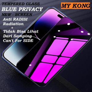 My Kong!! ! TG Anti SPY Blue Ray PIRIVACY Radiasi iPhone 15 14 14+ 13 12 11 14Pro 13Pro 12Pro 11Pro 14 Pro Max 13Promax 12Promax 11 Promax X Xs XR XSMAX Tempered Anti Combinasi Blue light Mata A-Gores Gelap Tidak Bisa Lihat Dari Samping Max Plus Kingkong