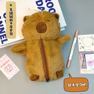 🦦【โคตรนุ่ม】กระเป๋าดินสอลายคาปิบาร่า ✨ ความจุXXL! ใส่ปากกา30+ด้าม 💖 พกไปโรงเรียน/ทำงาน