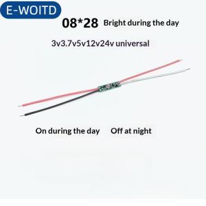 E-WOITD Công tắc quang điện mini 8mm cảm biến ánh sáng tự động phát hiện ngày đêm dành cho đèn chiếu sáng sân vườn
