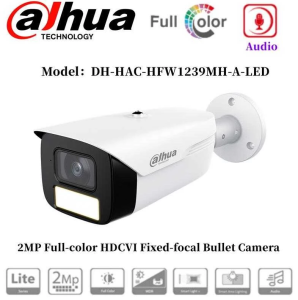 Dahua DH-HAC-HFW1239MHN-A-LED 2MP HDCVI Big Bullet Analog Full Color (24/7 Full Color Imaging) CCTV Camera