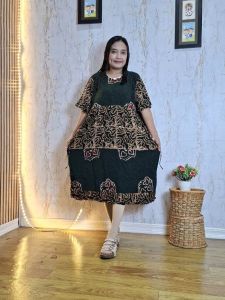 DASTER CAP JUMBO LD 120 RAYON TEBAL BUSUI MOTIF TERBARU MAURA CAP SUSUN BATIK CAP PEKALONGAN