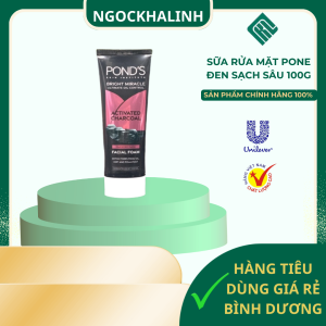 Sữa rửa mặt pone đen sạch sâu 100g