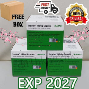 ⭐ 保护肝脏健康 ⭐ Legalon 140 มก. แคปซูล Milk Thistle 100 แคปซูล (10 แคปซูล x 10 แถบ)